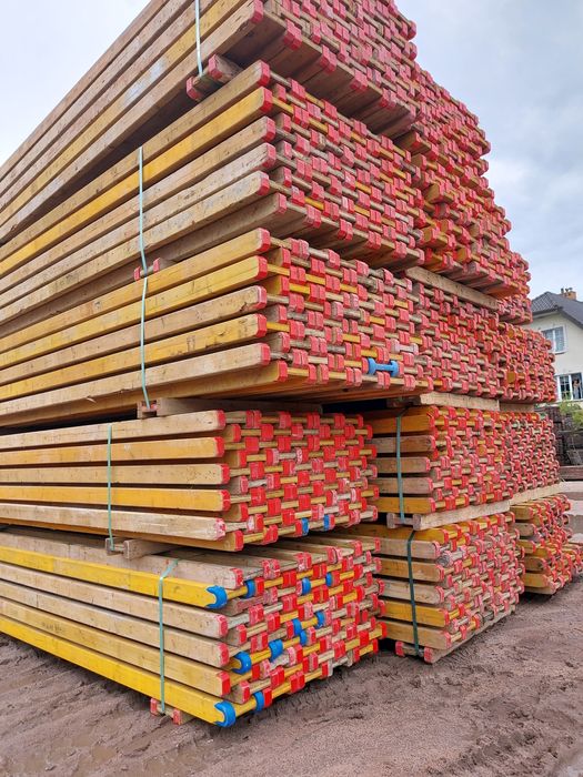 Dźwigary używane, szalunki,płyty, stemple