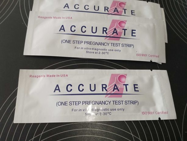 Pack de 5 testes gravidez portes incluídos