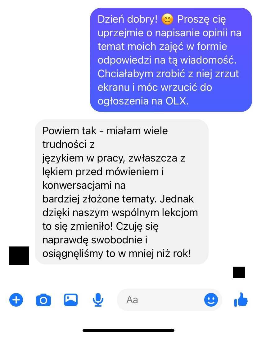 Angielski online z dwujęzyczną lektorką - podwójna moc językowa!