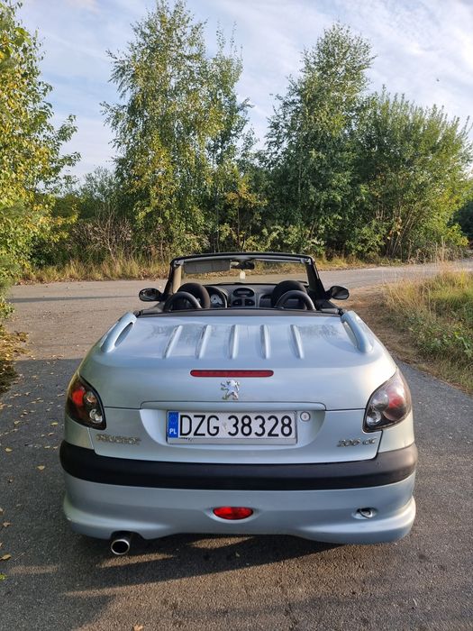 Peugeot 206cc 2.0 benzyna w super kasie