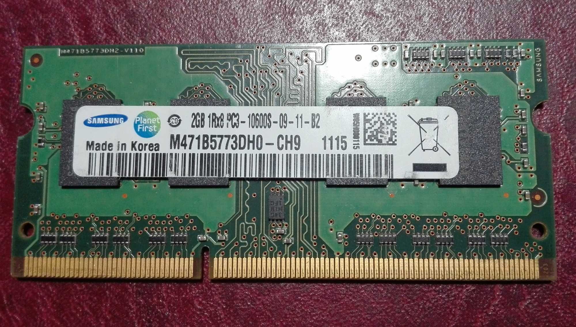 Pamięć RAM DDR3 Samsung M471B5773DH0-CH9 2 GB DELL
