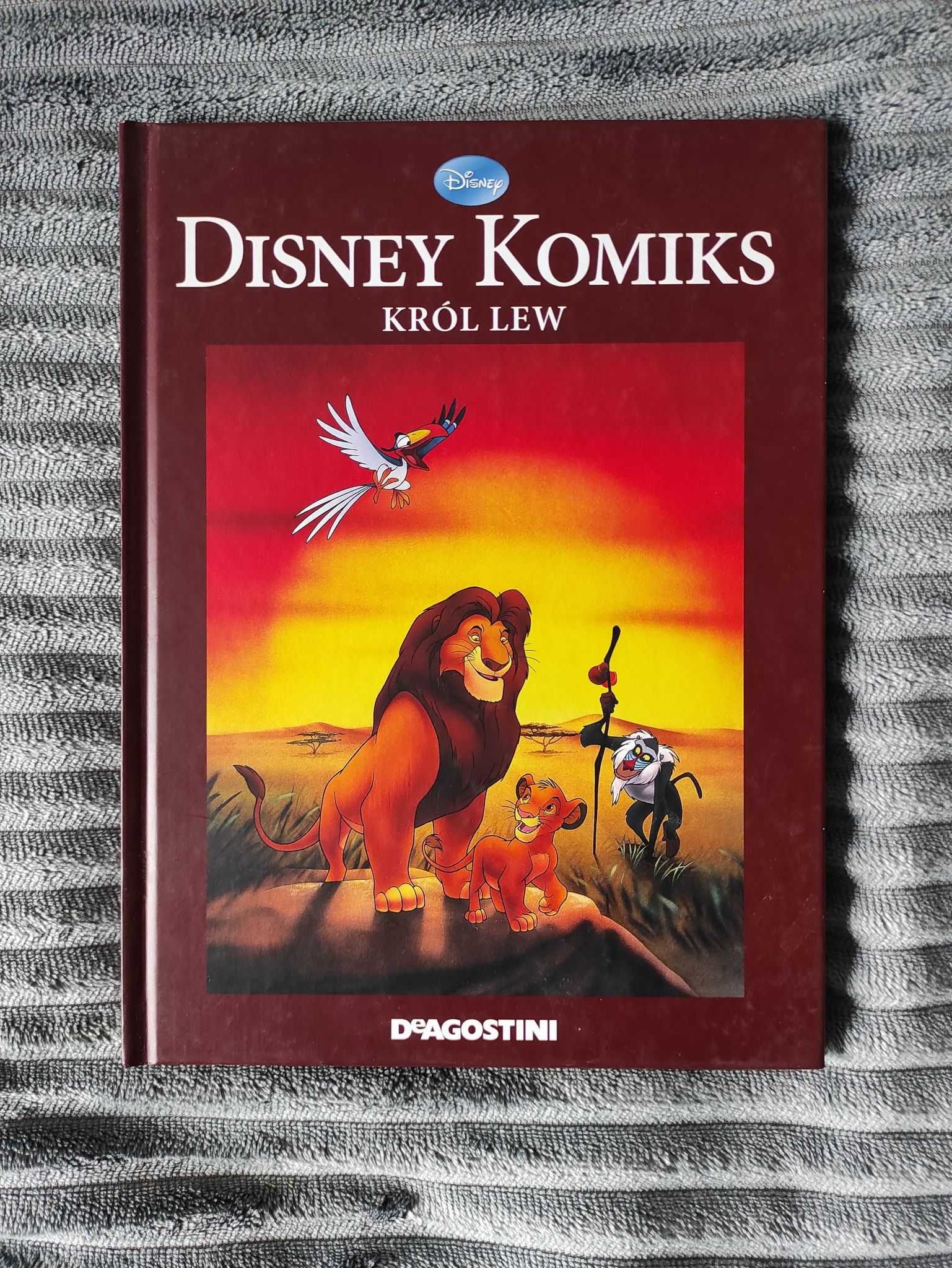 książka Król Lew Disney komiks część 1