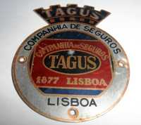 Placa Companhia Seguros Tagus Lisboa 1877