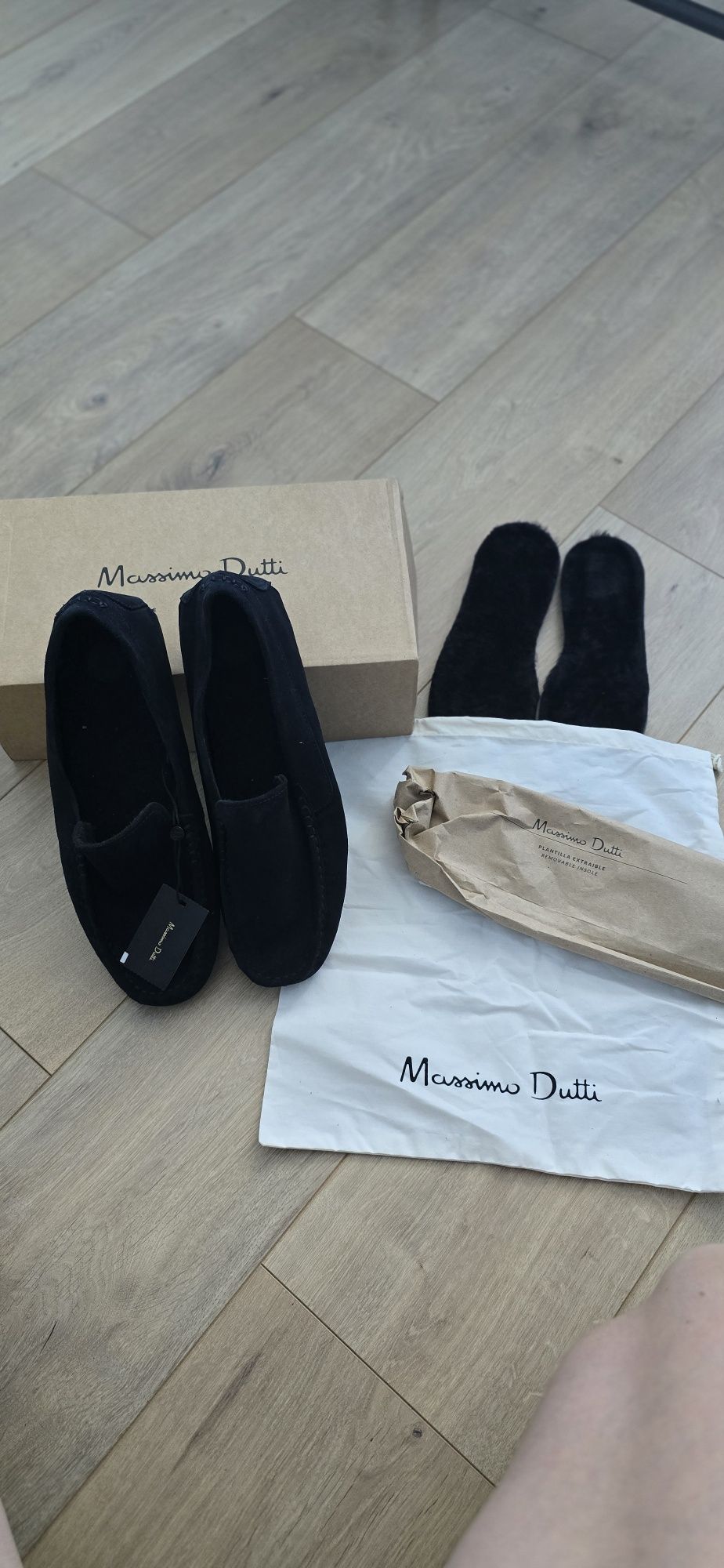NOWE Buty Massimo Dutti Mokasyny 44
