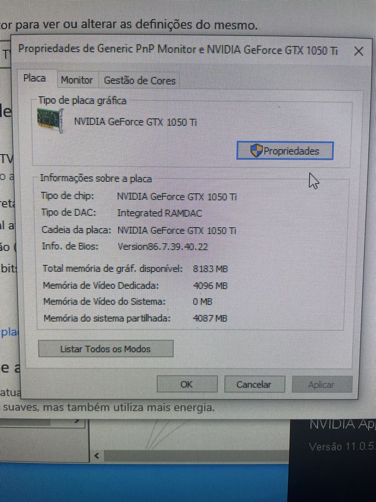 Pc Gamer DELL I5  /  GTX1050TI