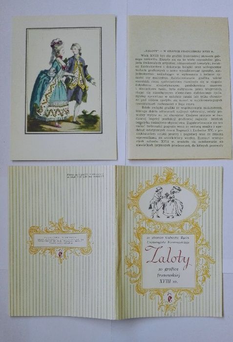 Pocztówki / Zaloty w grafice francuskiej XVIII w. /RUCH