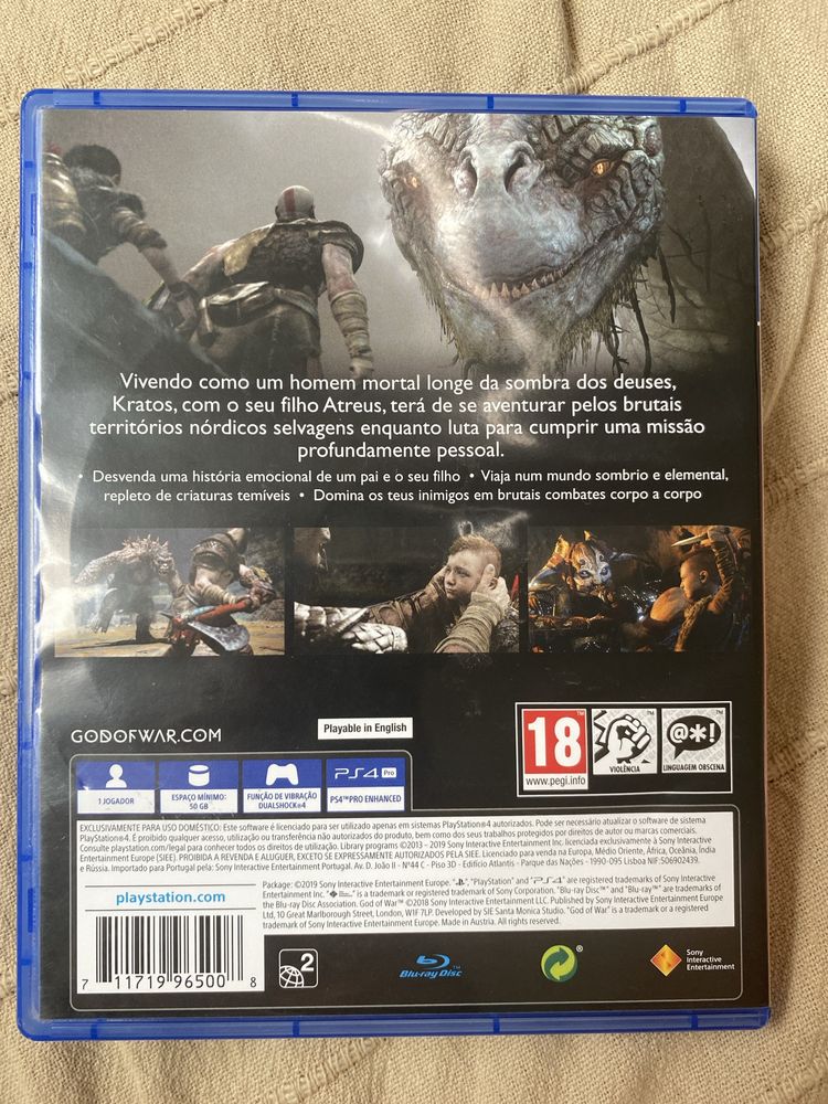 Jogo ps4 Good Of War