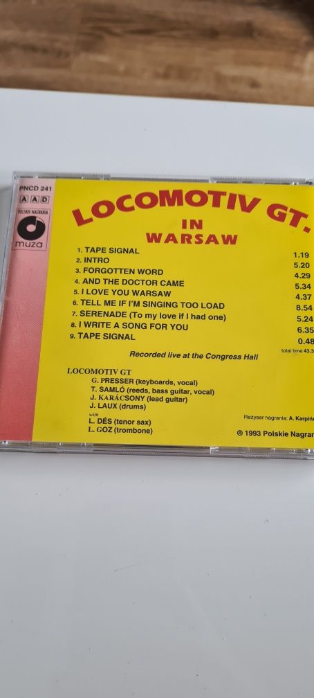Locomotiv GT - In Warsaw UNIKAT CD