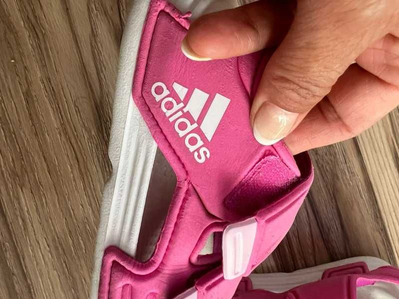 Sandałki Adidas różowe 27 rzepy wygodne