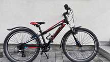 Super stan Unibike Raptor koła 24” dla chlopca 6-9 lat