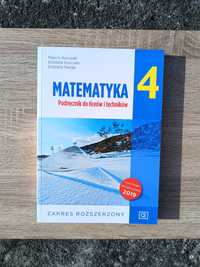 Matematyka 4 - podręcznik poziom rozszerzony Pazdro NOWY z kodem