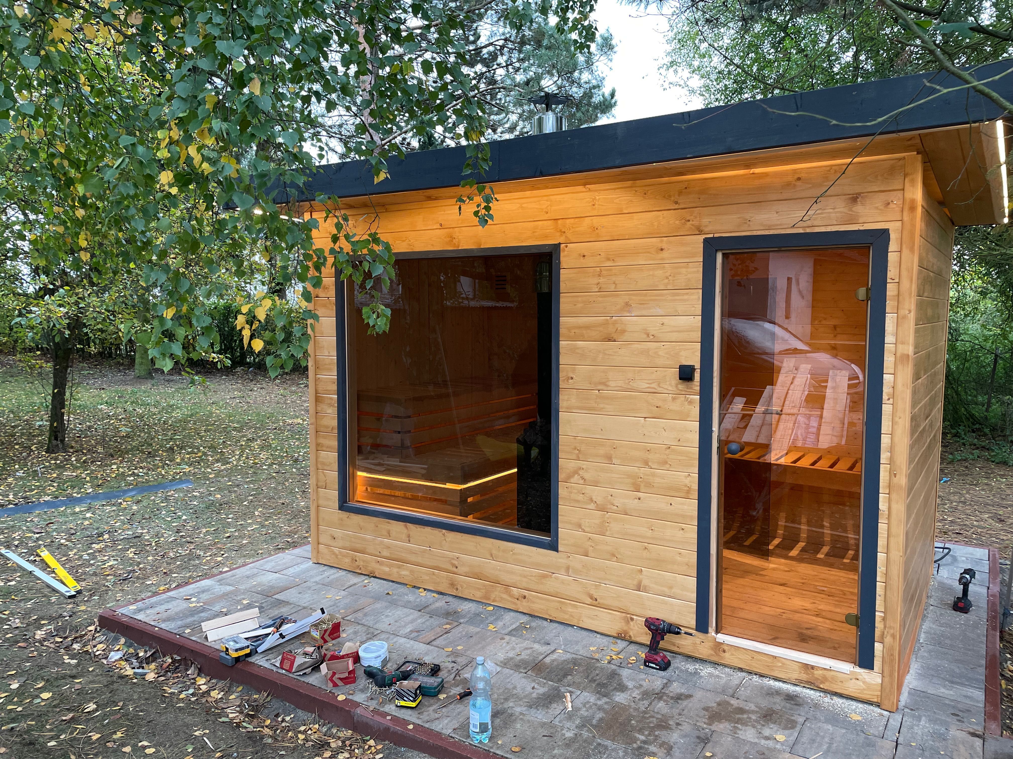 Sauna Ogrodowa 8 osób -  Promocja 2,0x3,5x2,5 19900