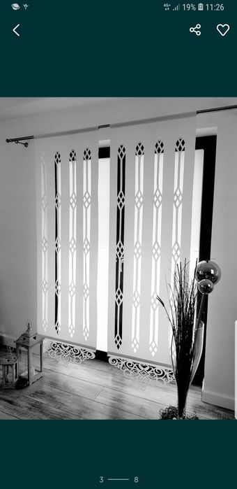 Панель ажурова штора на балкон вiкно