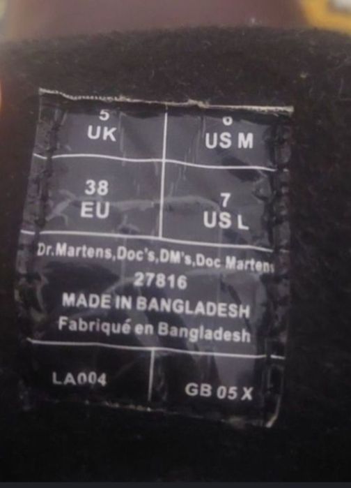 Dr.Martens оригінальні унісекс (європейка зима)38size, на стопу 24.5см