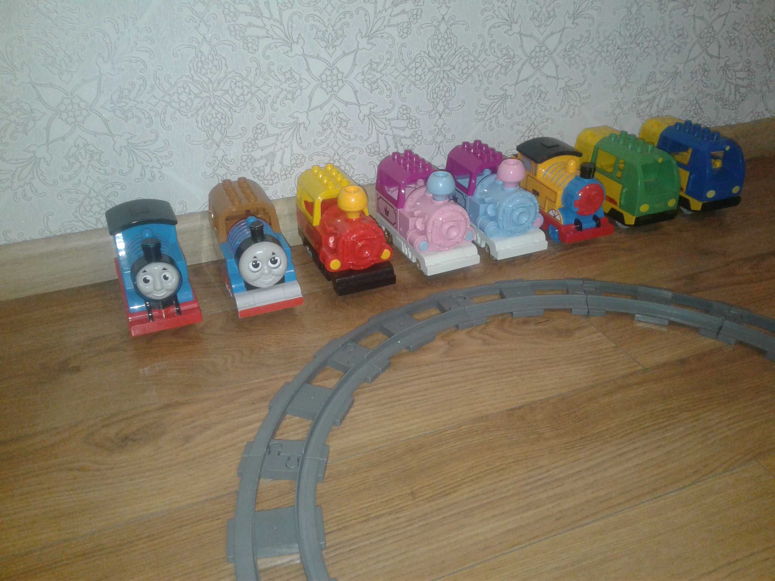 Потяг Поїзд Поезд під рейки lego duplo