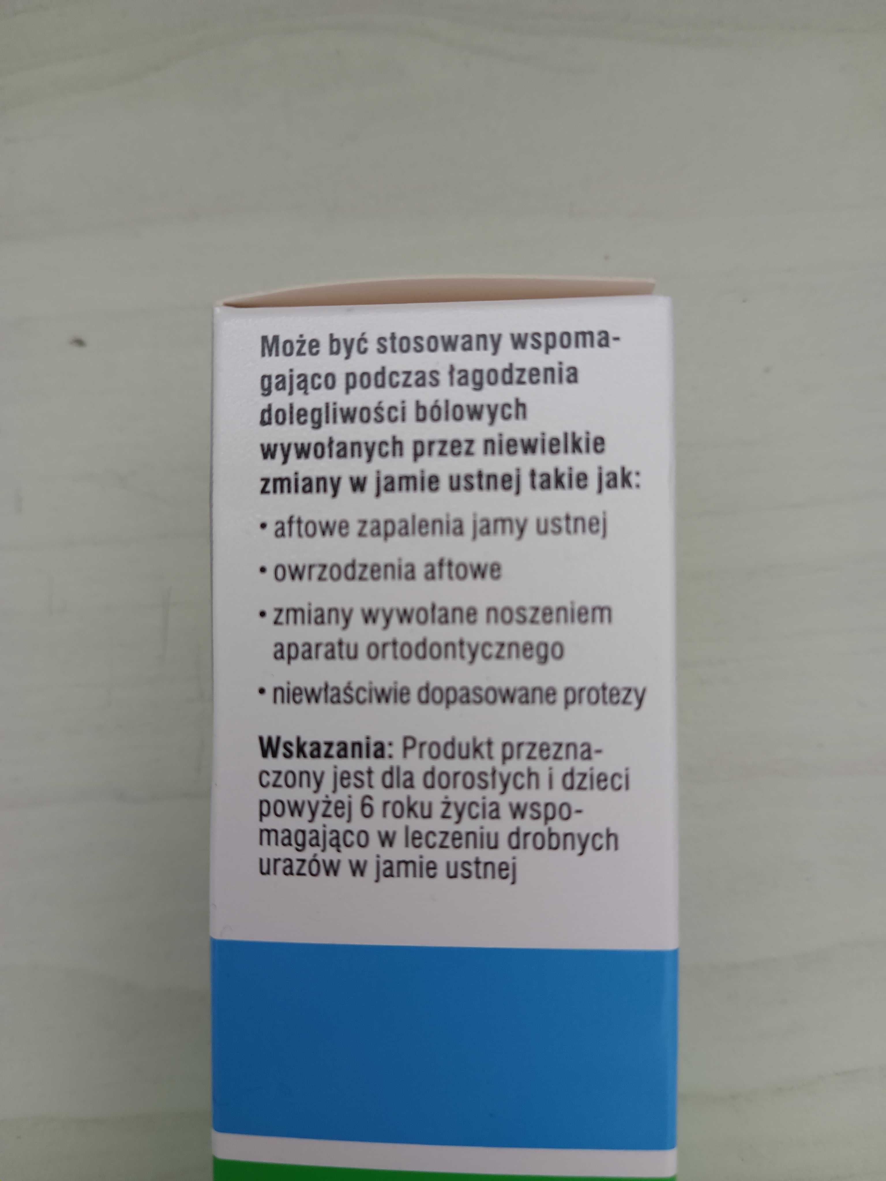 Spray na afty dolegliwości bólowe jamy ustnej