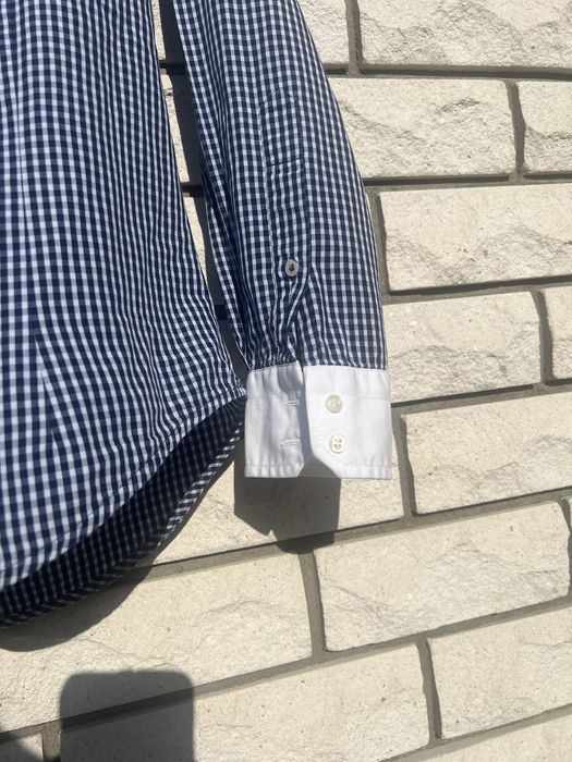 Bawełniana koszula z długim rękawem w kratkę rozm. S Zara Basic