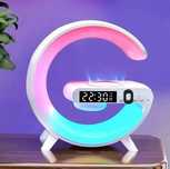 LAMPKA LED - głośnik, radio FM, ładowarka SMART