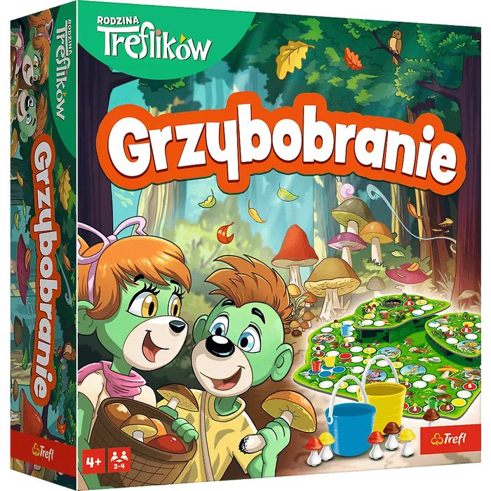 Rodzina Treflików. Grzybobranie. Trefl. Nowy Produkt
