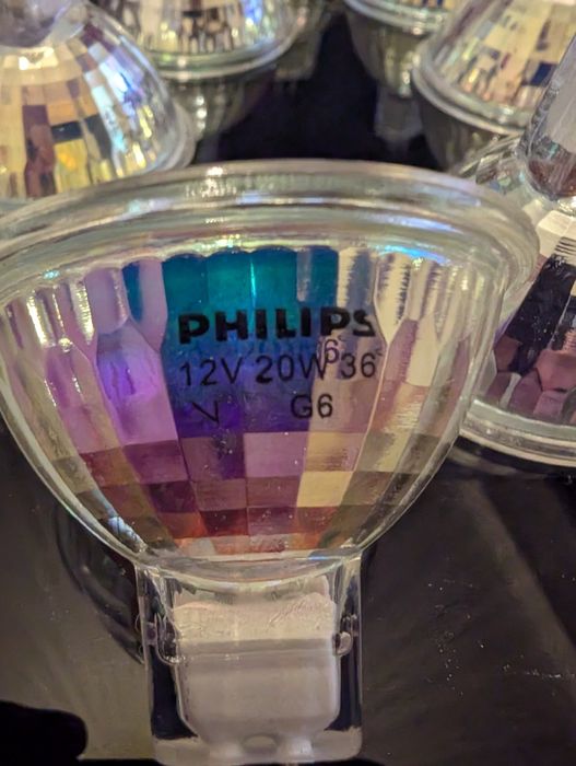 20x Żarówki halogen MR16 GU5.3 20W i 35W Philips/Osram