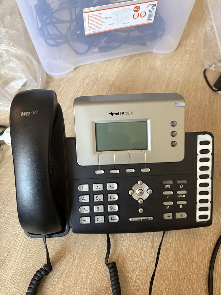 Telefone VoIP tiptel IP 284 – SIP – Bom estado