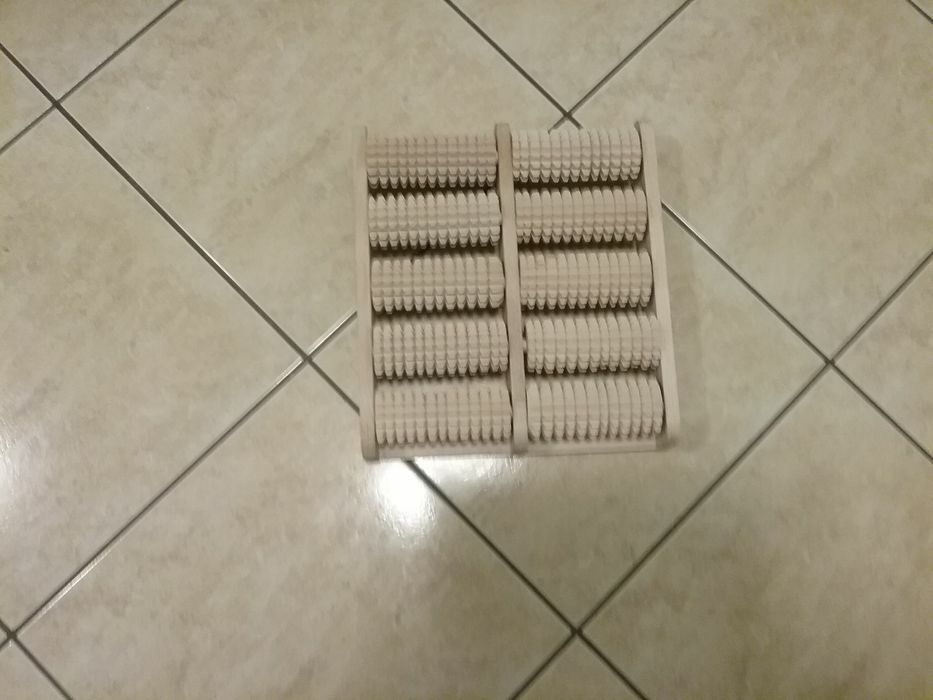 Drewniany masaże do stóp typu roller