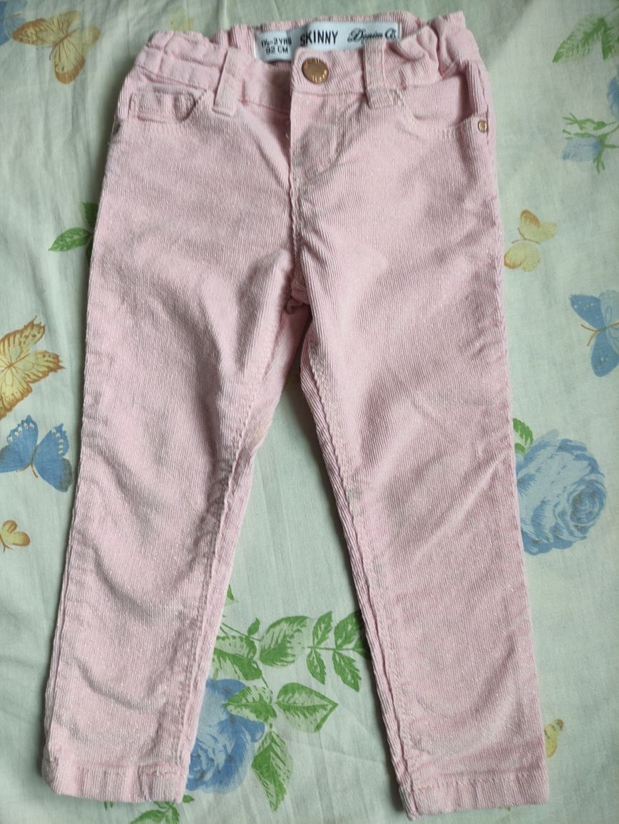 Розовые джинсы для девочке