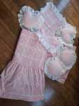 Colcha cor de rosa