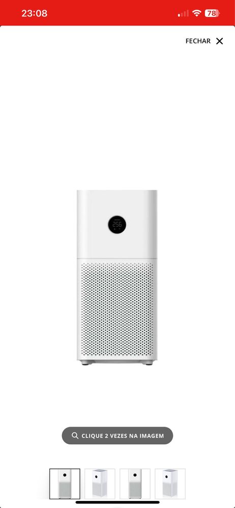 Purificador de Ar Xiaomi Mi Air Purifier 3C | Em excelente estado