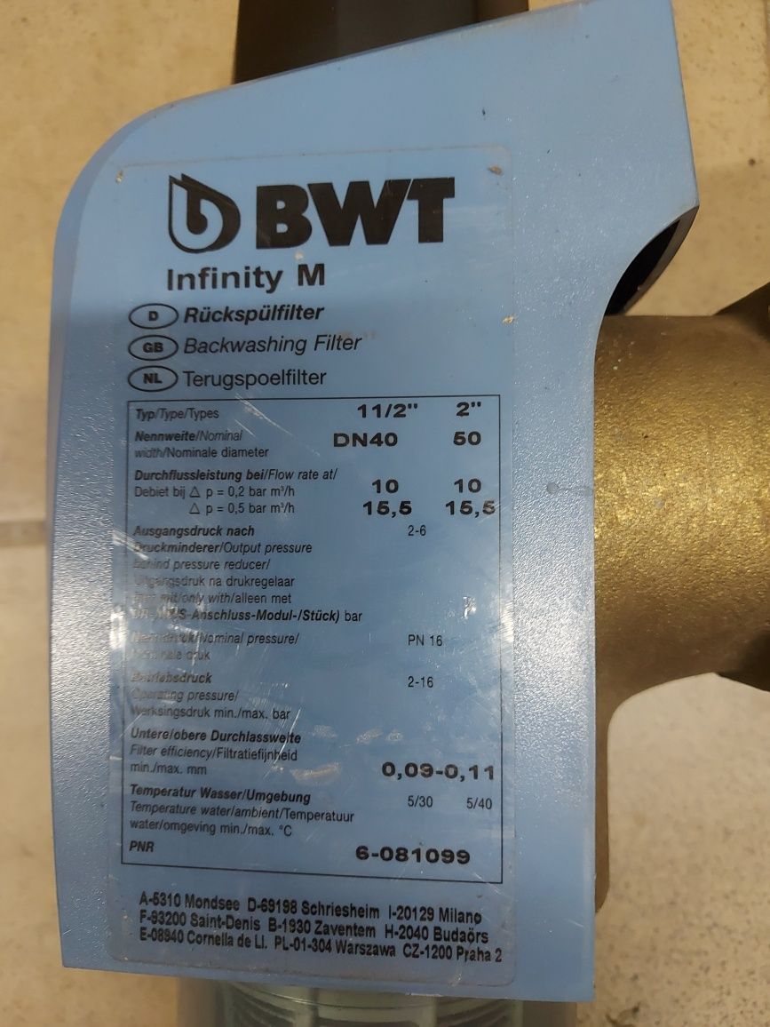 Filtr BWT Infinity M - korpus