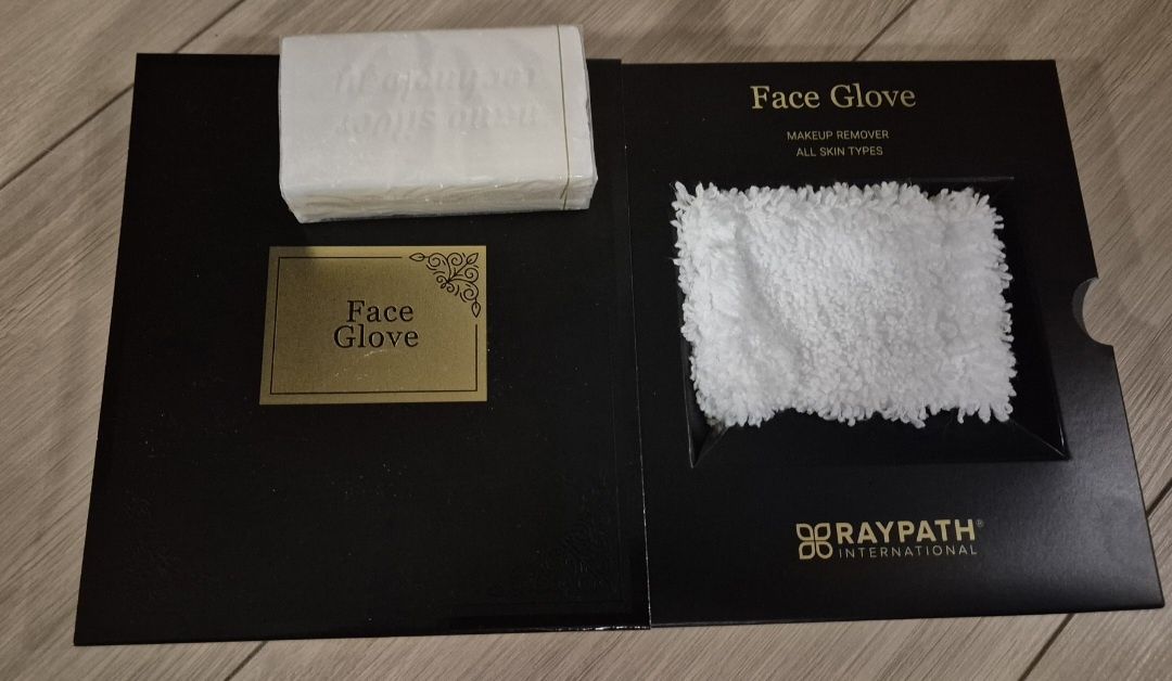 Zestw Raypath  czyścik  do twarzy Face glove plus mydło z NanoSrebrem