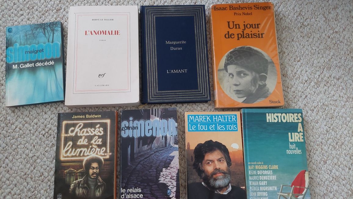 Stare książki w języku francuskim