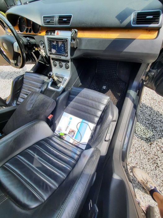 passat b6 jedyny właściciel od nowości 1.9tdi sedan skóra grzane fotel