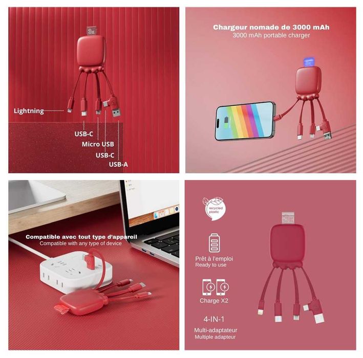 Xoopar carregador universal, bateria externa (183)