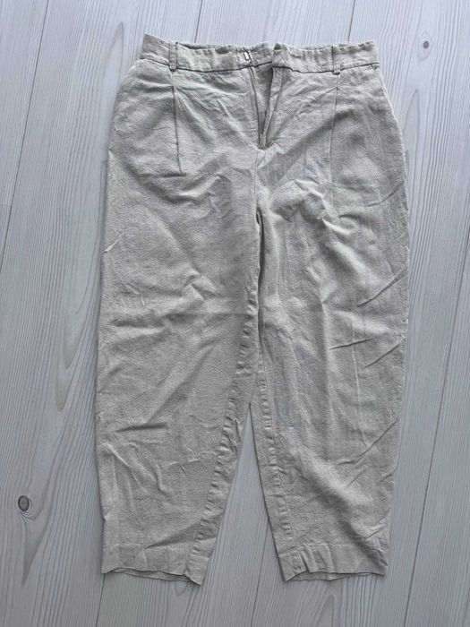 Штани Zara S (льон і віскоза)