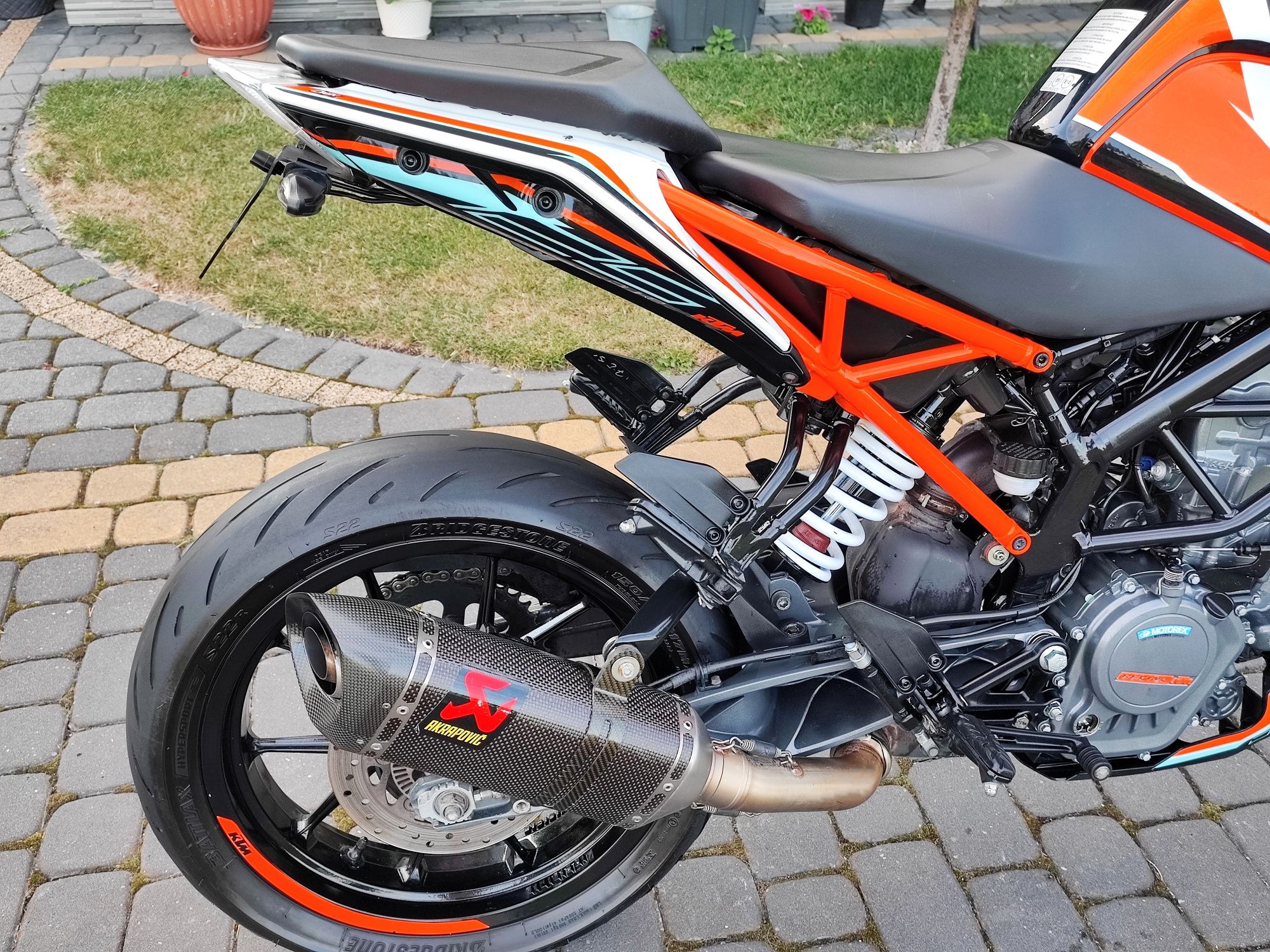 KTM Duke 125 ABS Kat B A1 2020r AKRAPOVIC Niski Przebieg Super Stan