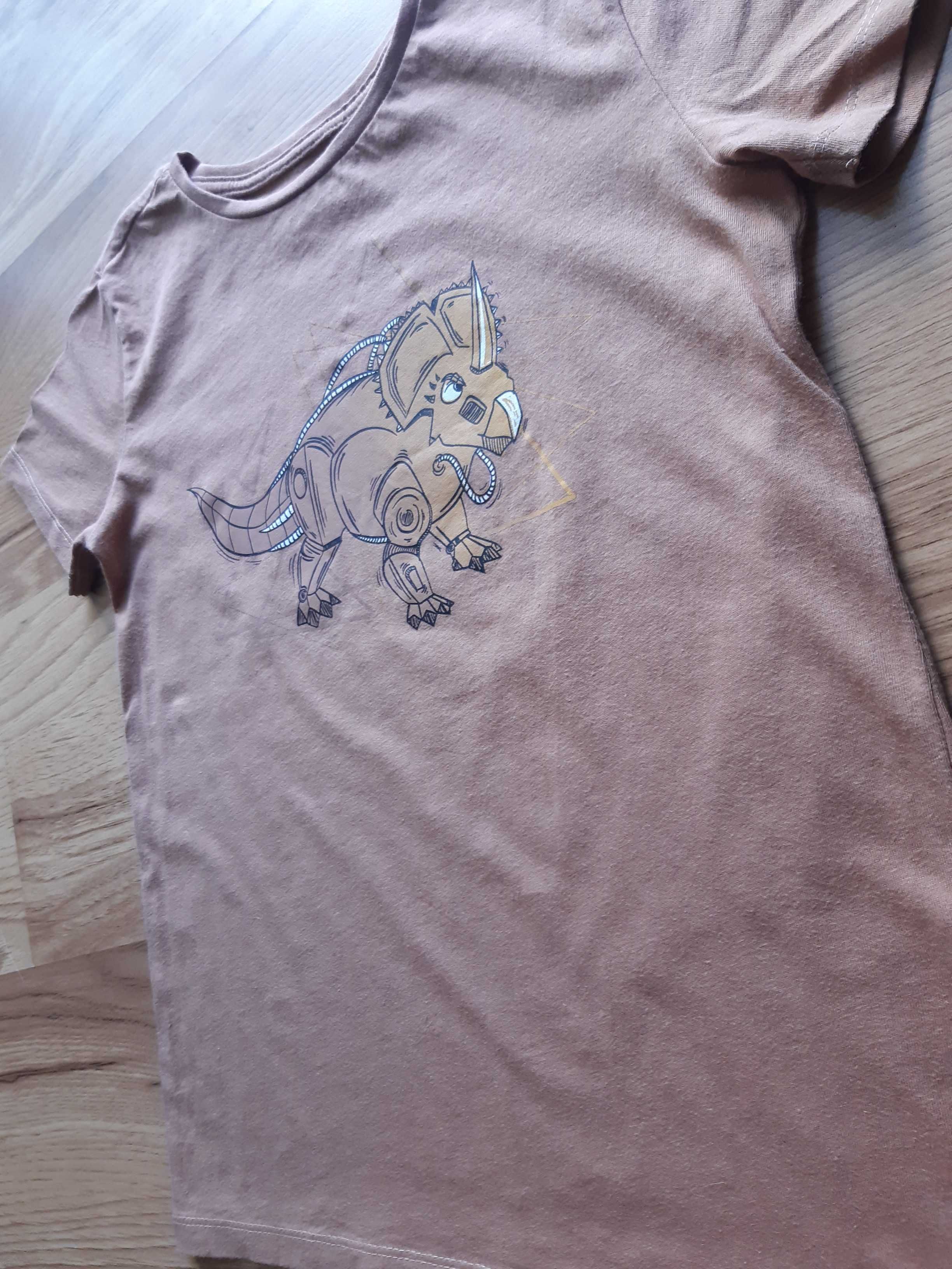 Koszulki t-shirty chłopięce 3 szt., rozm. 128 i 134