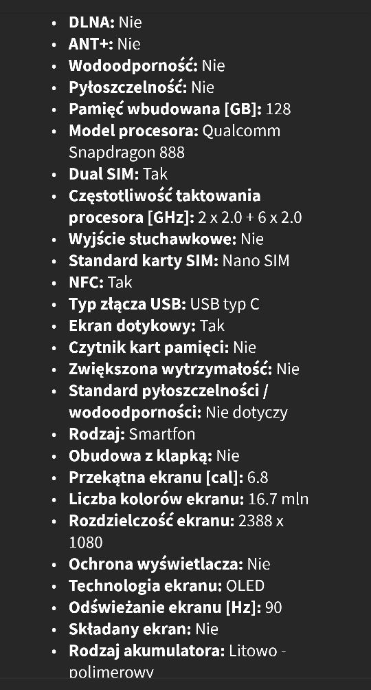 Smartfon Huawei Nova 11i 8 GB Gwarancja !/ 1