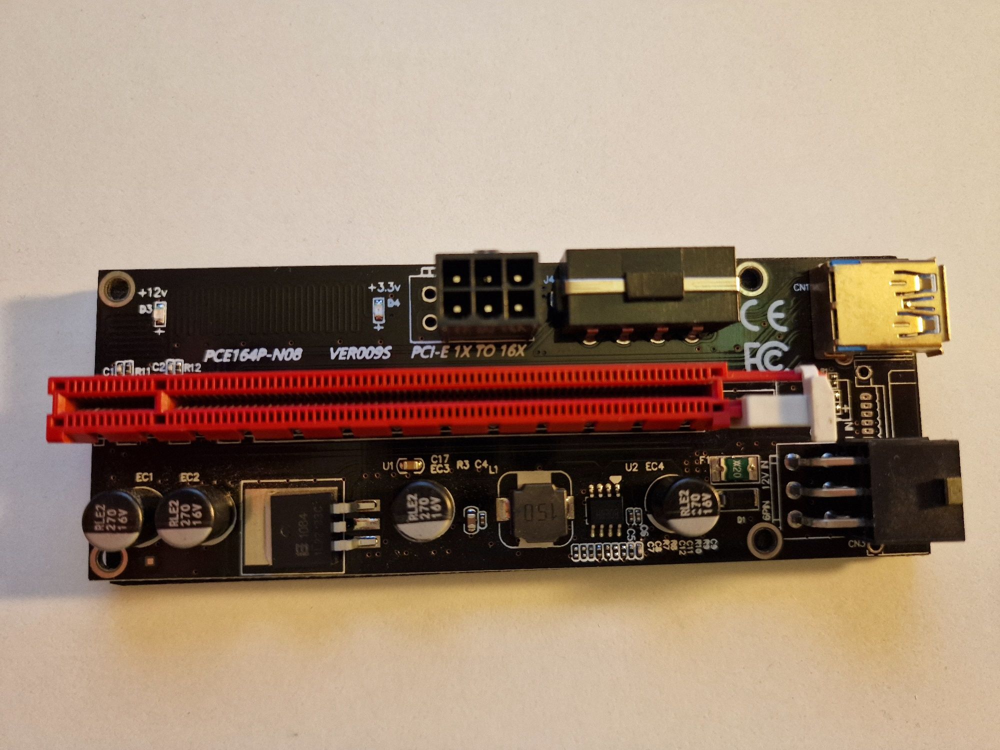 Райзер VER009S USB 3.0 PCI-E 1X-16X