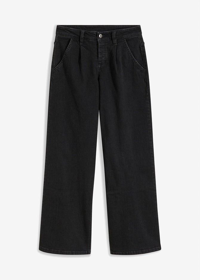 B.P.C jeansy szerokie czarne damskie r.38