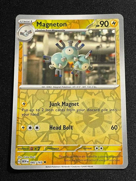 Carta Pokémon 151 Magneton 82/165