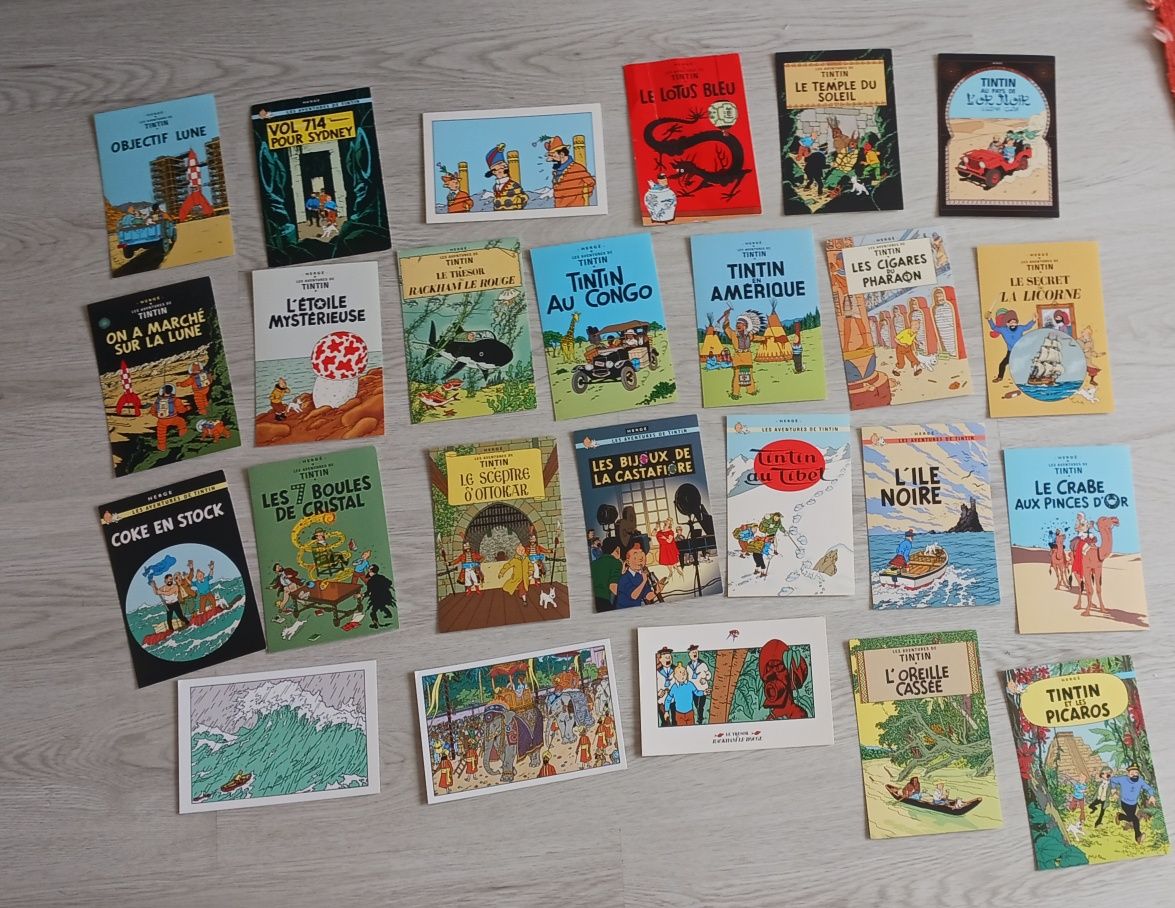 Varios artigos Tintin colecção antiguidades