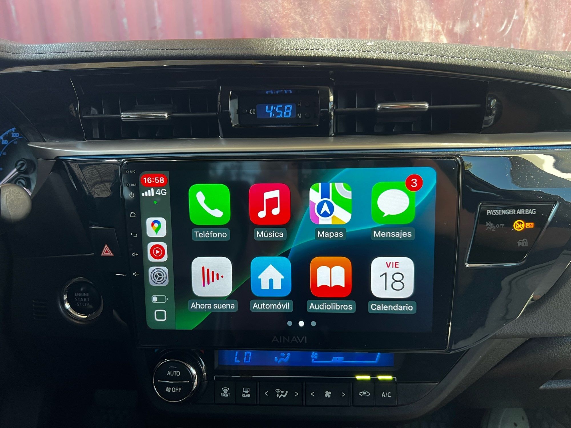 Автомагнітола для Toyota Corolla 11 2012-2016 Android під камеру