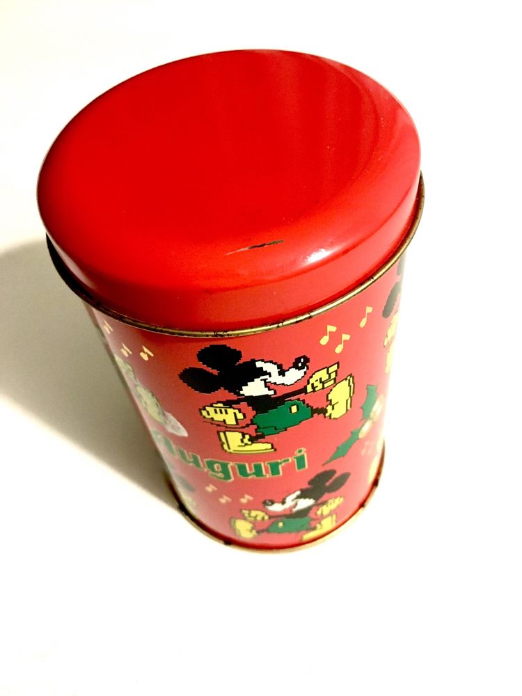 Puszka PRL Mickey Mouse