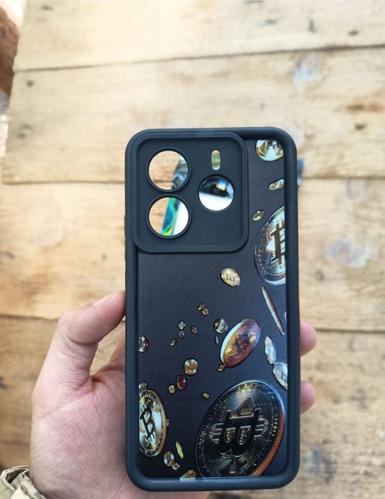 Чехол бампер Xiaomi redmi note 14 5g Bitcoin