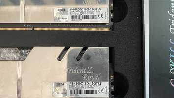 DDR4  G.SKILL 16GB Trident Z 4800 CL18-22-22-42.
