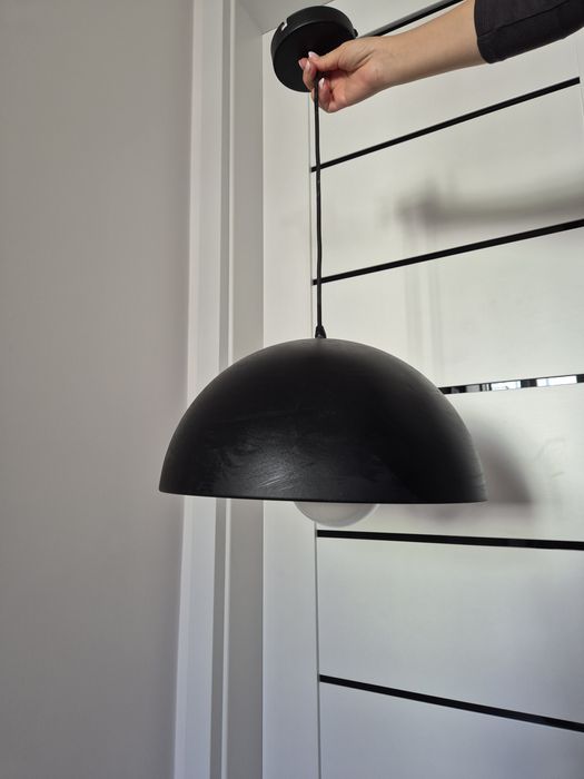 Lampa wisząca czarna