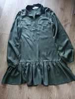 Sukienka szmizjerka H&M dla dziewczynki, rozm. 164 cm.
