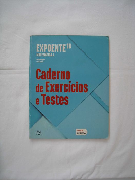 Caderno de atividades Expoente 10 de Matemática A do 10º ano
