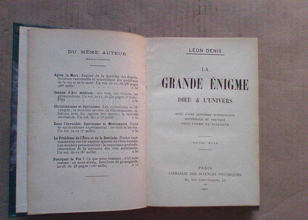 La Grande Enigme, Dieu et L'univers